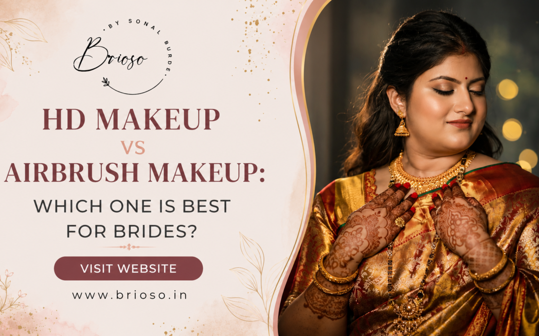 HD Makeup vs Airbrush Makeup: Which One is Best for Brides?